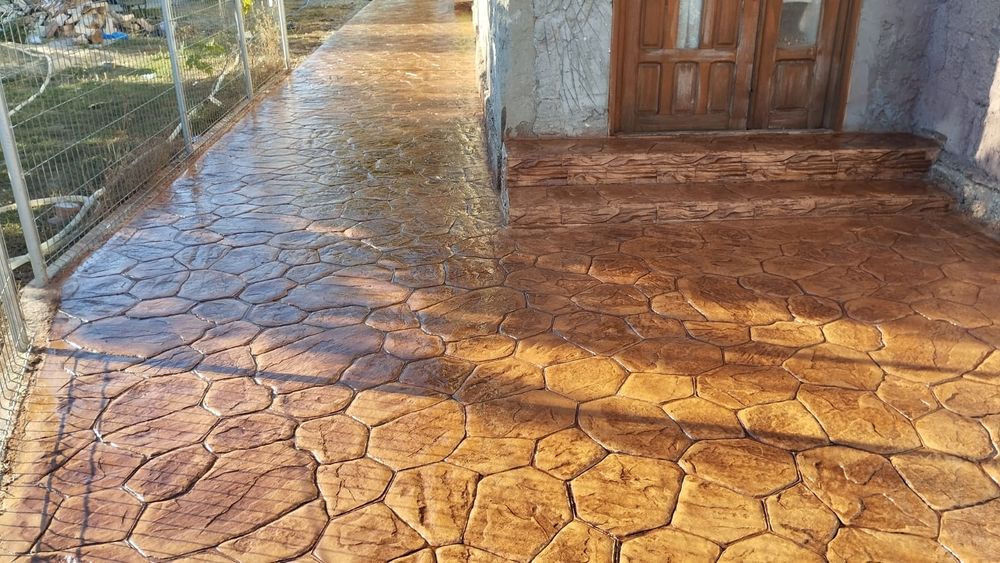 Beton amprentat PaulPAV