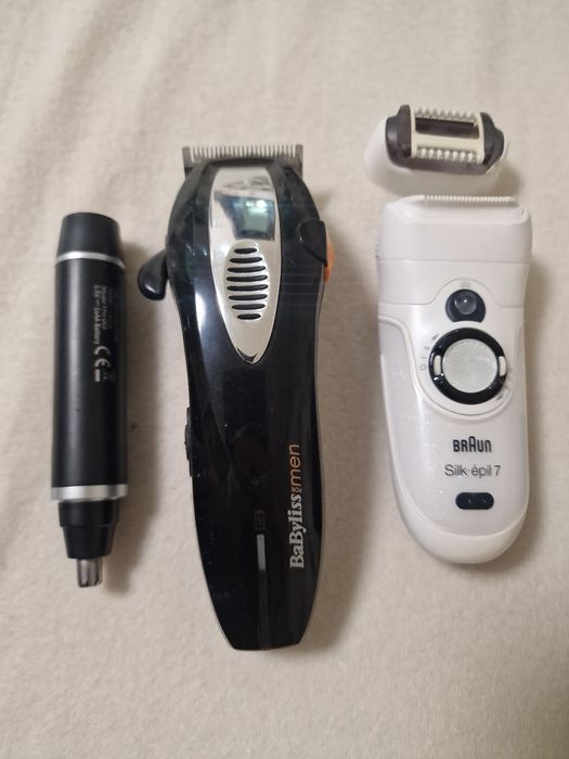 Lot epilator braun,masina tuns și epilator nas