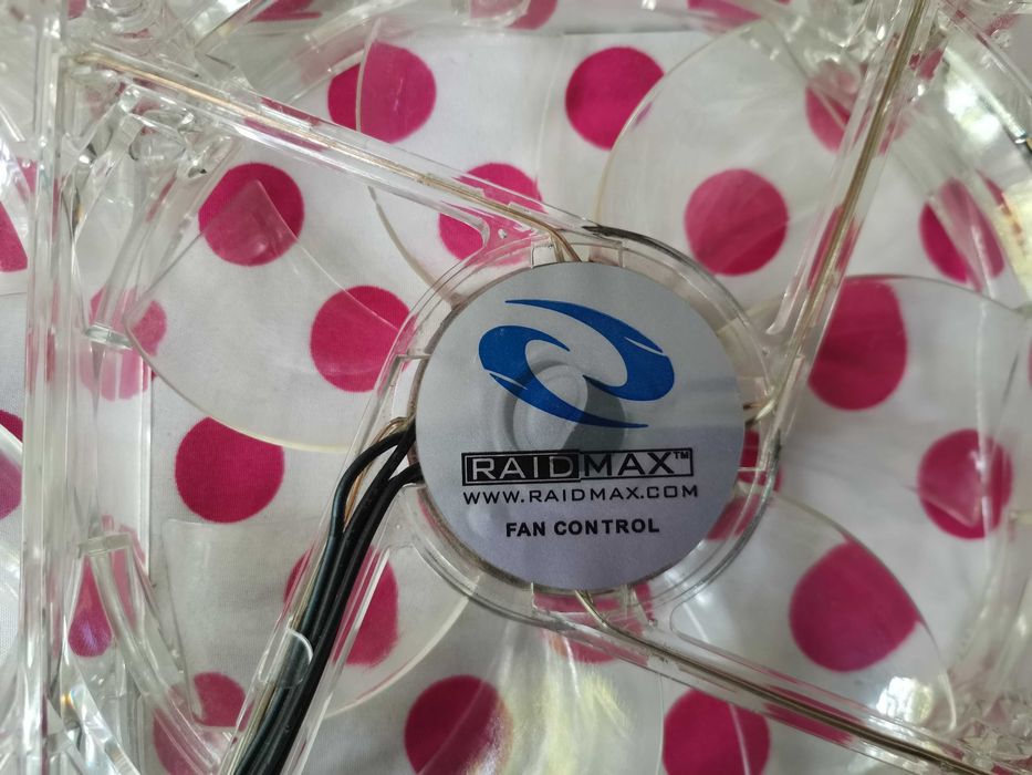 3 x Cooler, Ventilator Raidmax 120mm Led ALB.