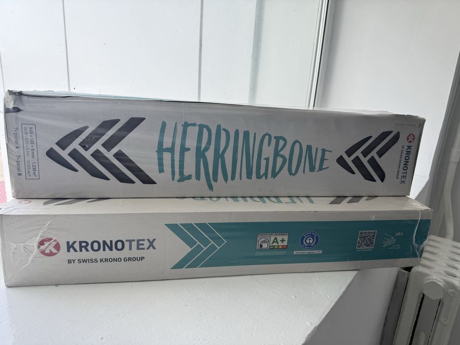 Ламинат Ламинат Kronotex Herringbone D4766 Oak Calais
