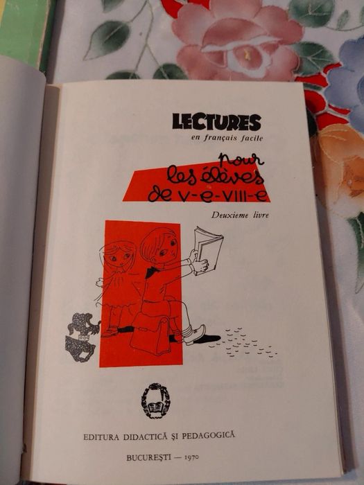 Cărți Vechi Franceză Lectures en français facile 1970 
​Vând se