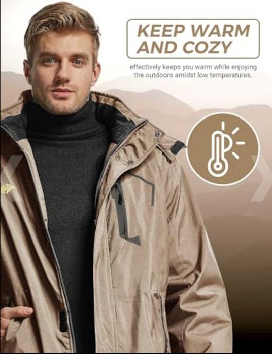 Мъжко водоустойчиво яке за ски Wantdo