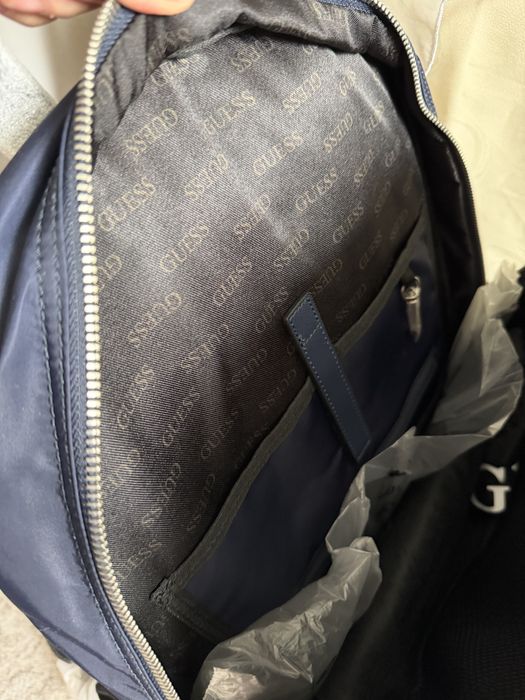 Rucsac ghiozdan guess certosa  nou albastru
