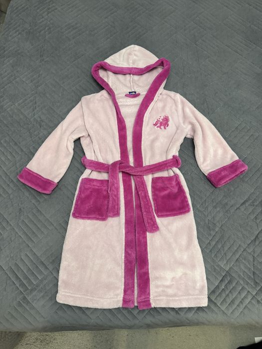 Теплый халат для девочки