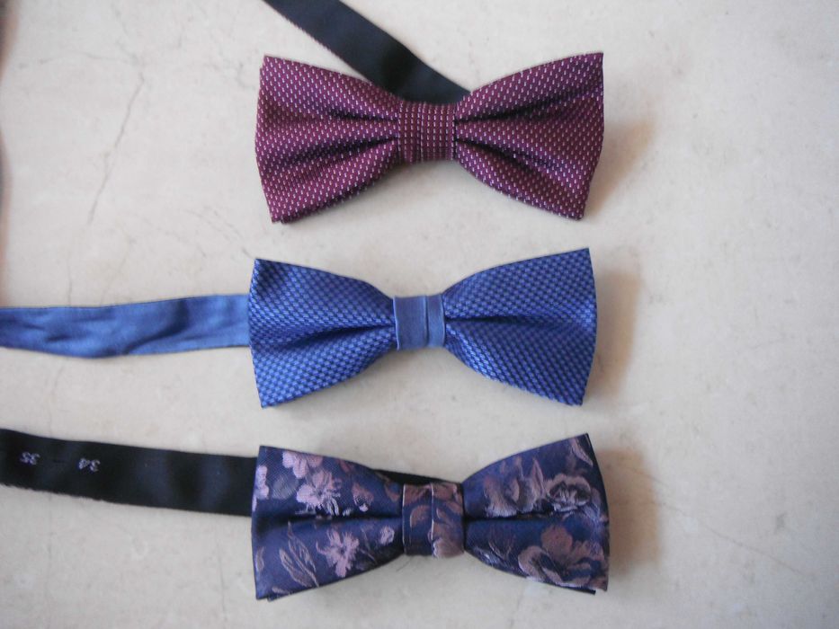 Папийонки, колани, тиранти, кърпички за сако