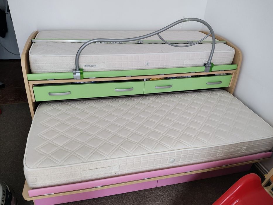 Pat copii supraetajat 80/190