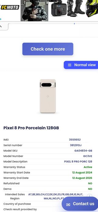 Google pixel 8 pro porcelain