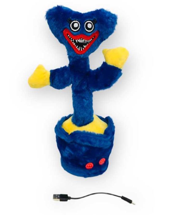 Танцуващ кактус/Хъги Лъги Кисси Мисси USB зареждане ПЕЕ СВЕТИ ГОВОРИ