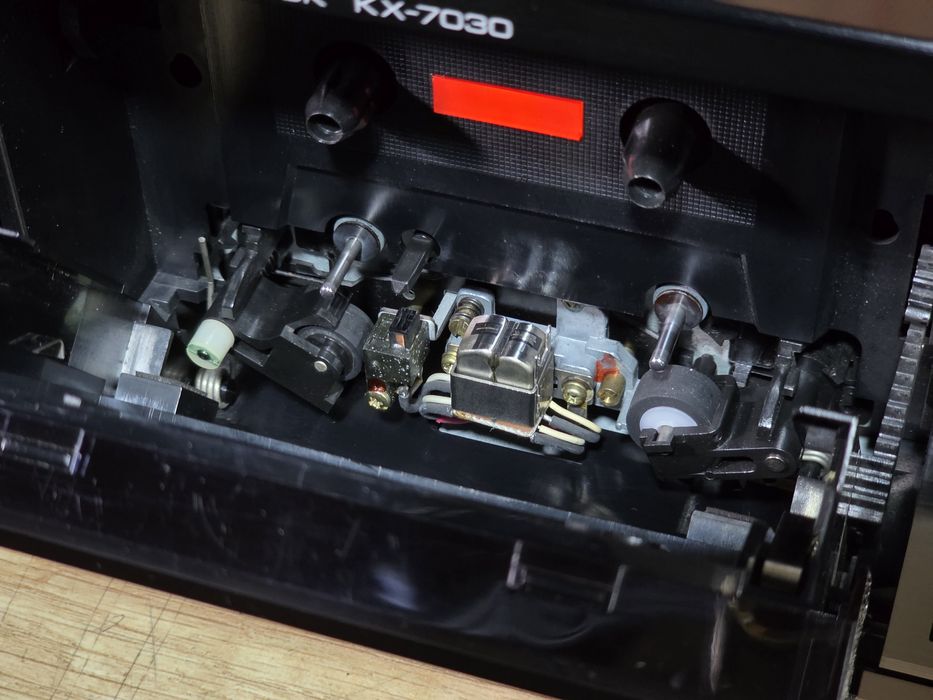 Casetofon deck KENWOOD KX-7030, dual capstan, 3 capete, 3 motoare, hifi stereo
