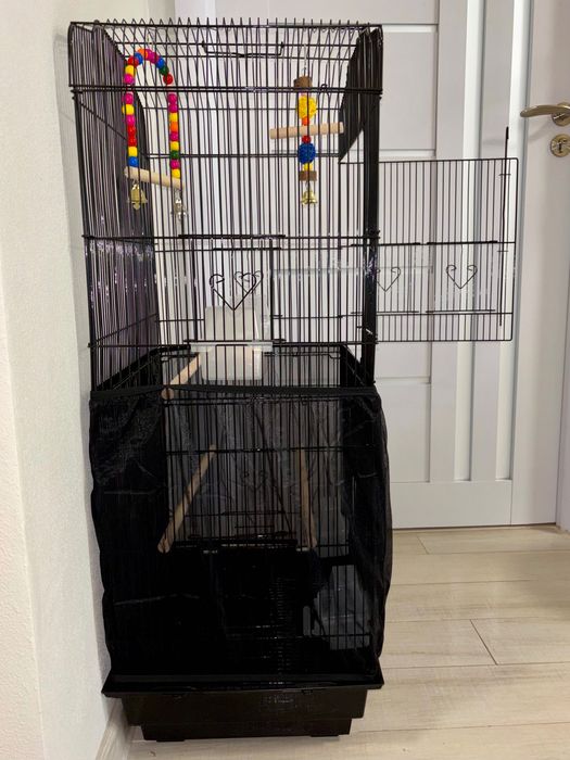 Colivie pentru Papagali, Metal, 46, 5x35, 5x92cm