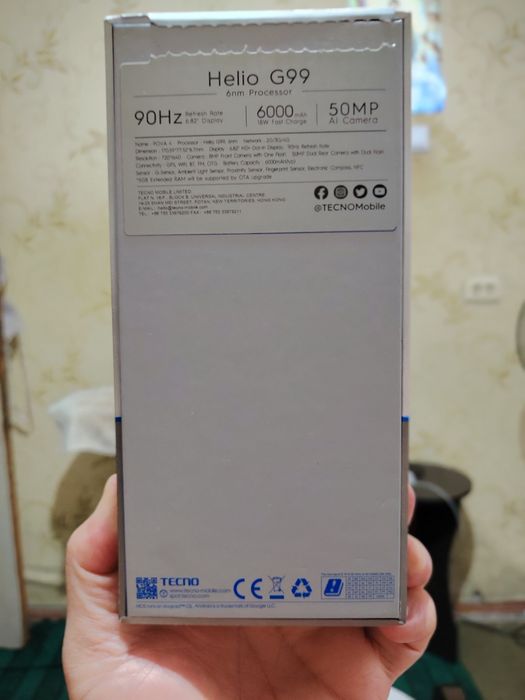 Телефон TECNO POVA 4