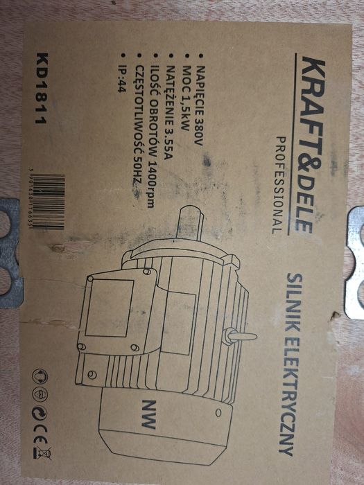 Motor electric 1,5 kW 380 V KD1811
Marca KRAFT&DELE
