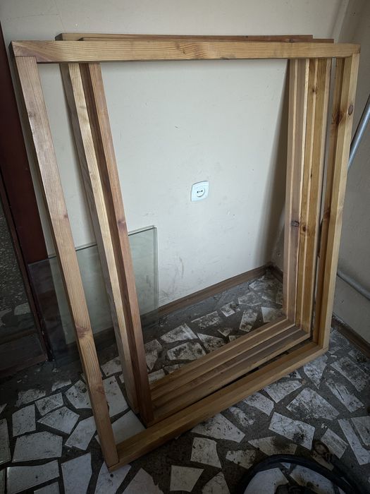 Продам новые деревянные рамы на дачу
