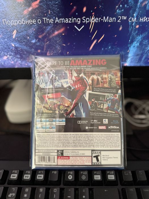 Диск на Playstation 4 The Amazing Spider Man 2