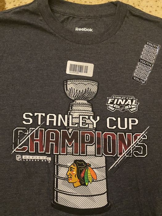 Футболка NHL Stanley Cup по хоккею от Reebok из США. Размер 10-12 лет