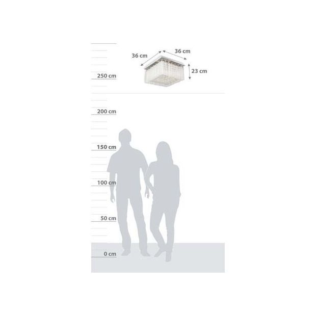 Уникална таванна лампа