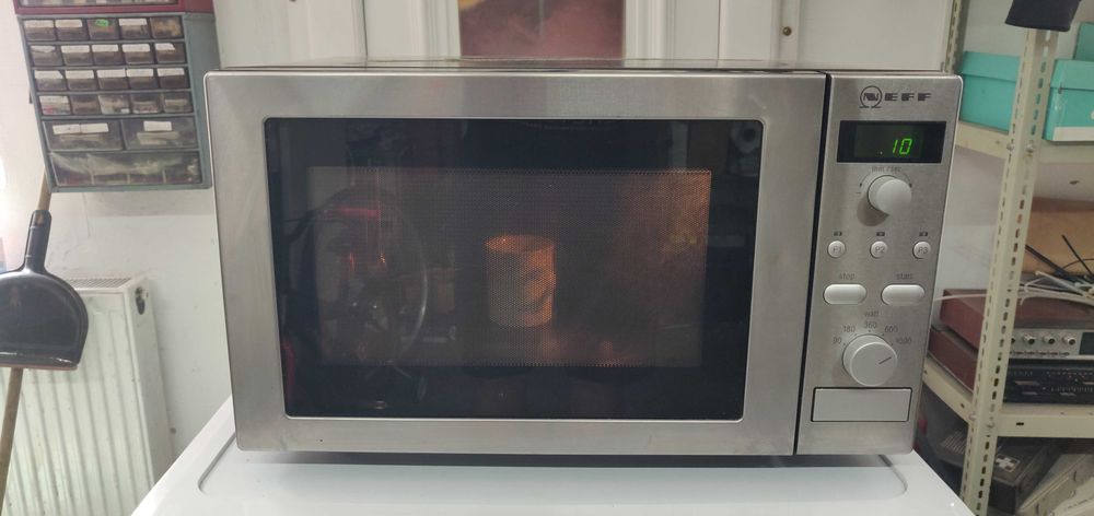 Cuptor cu microunde full inox Nef