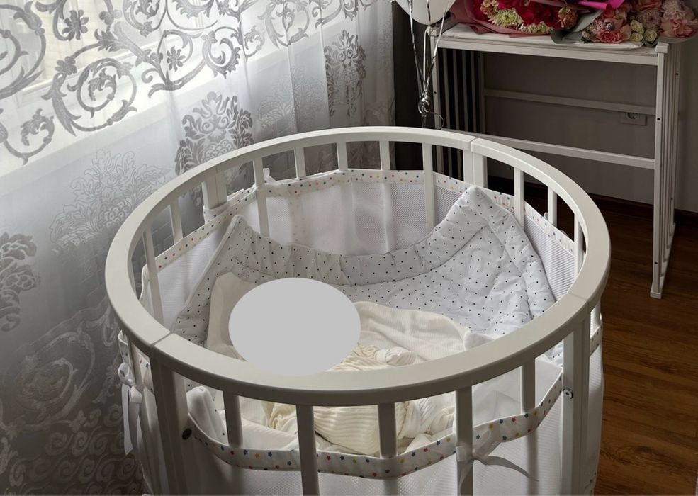 Продам кроватку б/у 7в1 Северянка