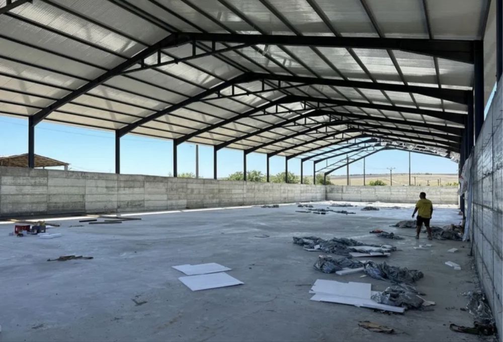 Hală metalică la cheie cu montaj și livrare rapidă