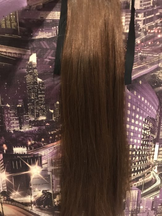 Волосы хвостик 3 оттенка