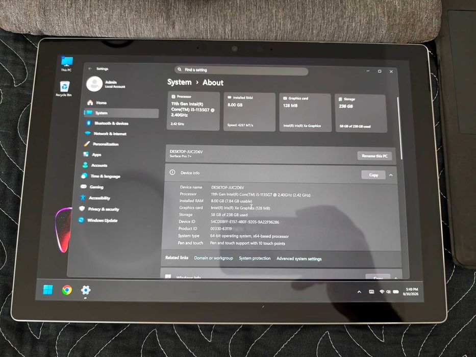 Laptop/tableta Microsoft Surface Pro 7+ i5