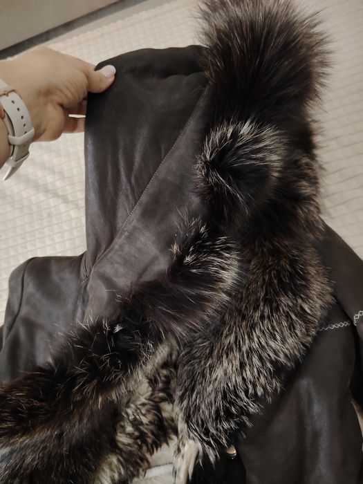 Дубленка натуральная, б/у