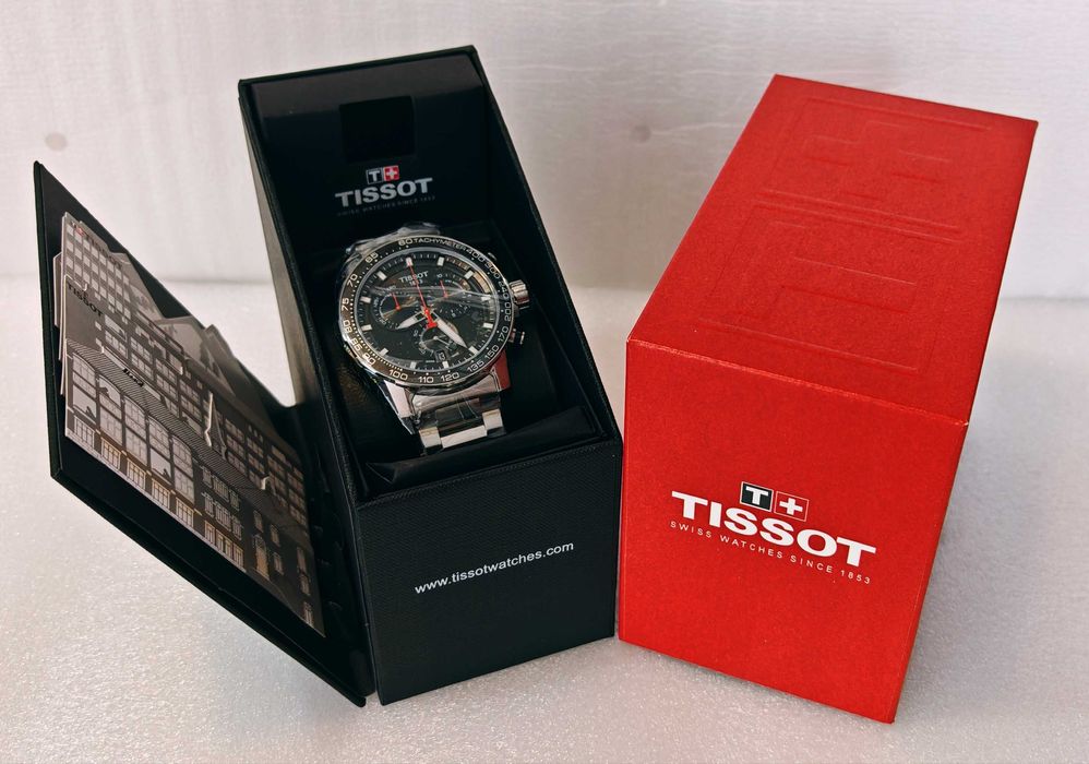 TISSOT SUPERSPORT CHRONO чисто нов оригинален с кутия мъжки часовник