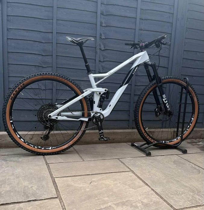 Cube Stereo 150 C:62 Race 29er Sram GX Mountain Bike Grey/Carbon