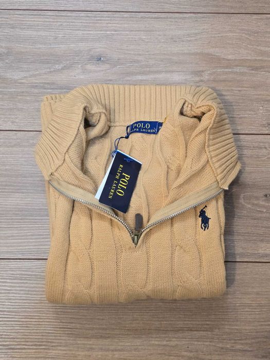 Pulover Ralph Lauren Fermoar ~ Marimea M ~ Nou