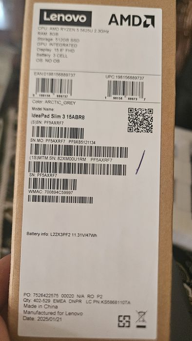 Laptop Lenovo ideala slim3