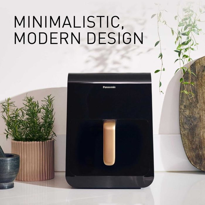 Air Fryer с Пара Panasonic 6L Gentle Steam Двоен нагревател & Прозорец