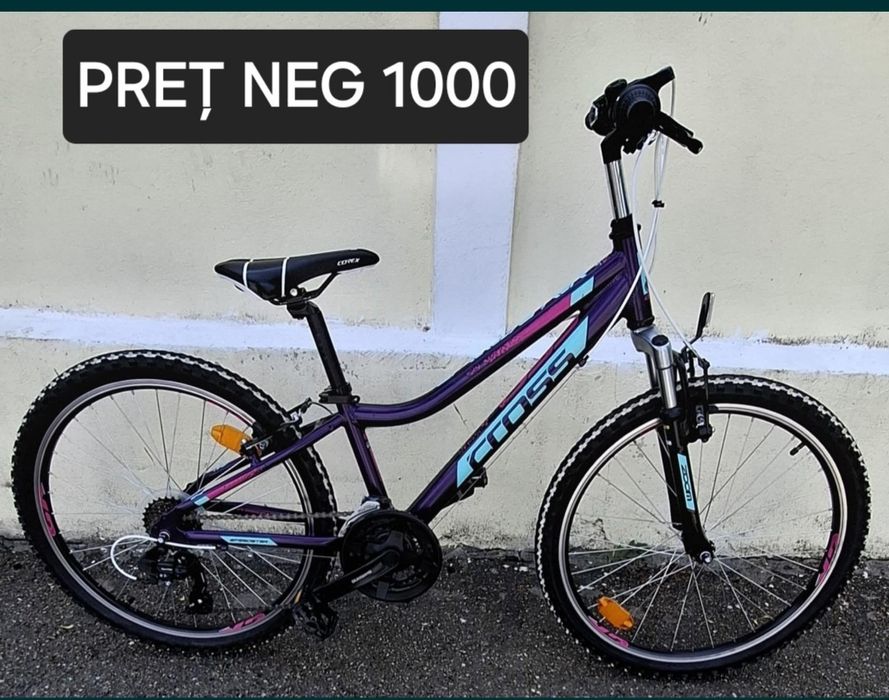 Bicicleta de copii mtb cadru de Aluminiu 24 inchi