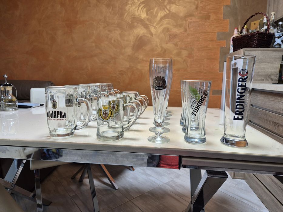 Нови халби  и чаши за бира