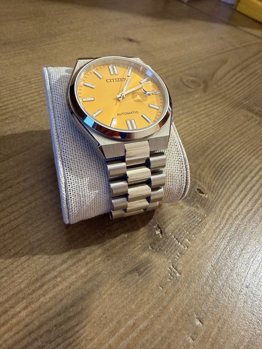 Ceas Citizen Tsuyosa yellow automatic