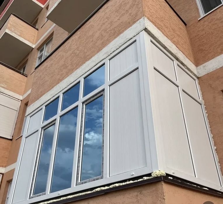 Балконы пластиковые под ключ!