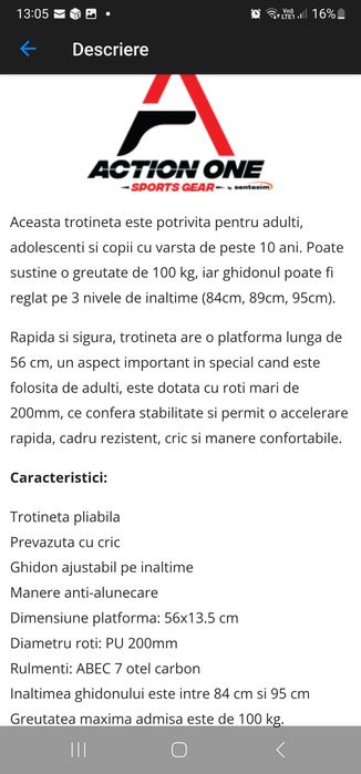 Trotineta copii, xxl