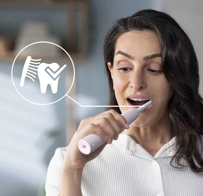Електрическа четка за зъби Philips Sonicare Series 3100 HX3671/11 , Сензор за натиск, Розова