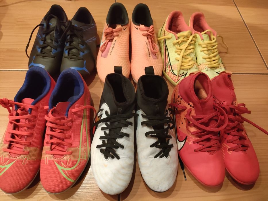 Ghete fotbal Nike Adidas 33,34,35 iarba, sintetic, sala stare f buna