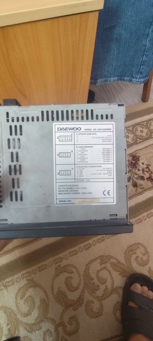 Radio auto Sony și Daewoo