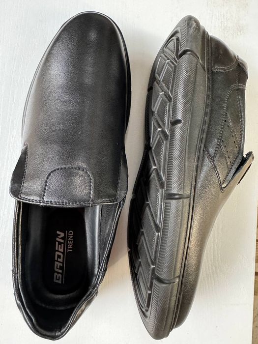 Туфли мужские ,чистая кожа, производство Турция,  чёрные, размер 42