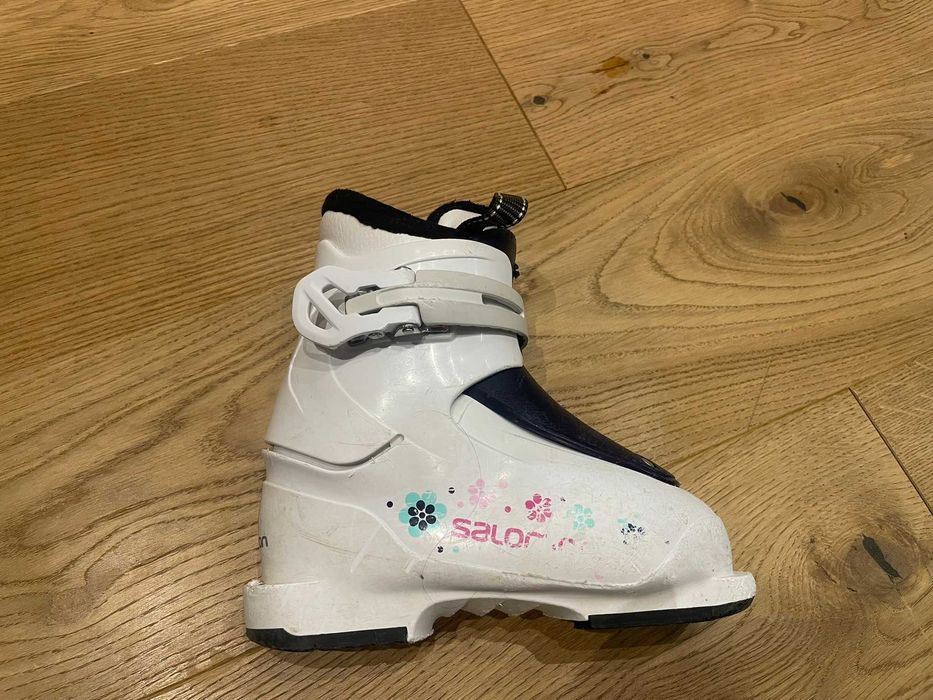 Детски Ски Обувки Salomon T1 Girly White/Rose Violet Tr/Размер 18