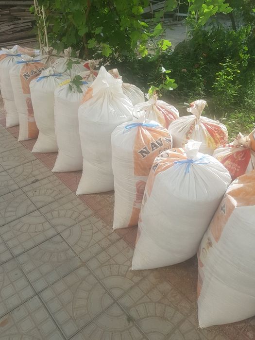 Бетонный песок в мешках халтада