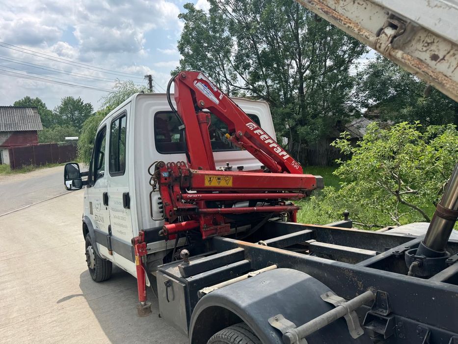 Iveco daily basculabil cu macara