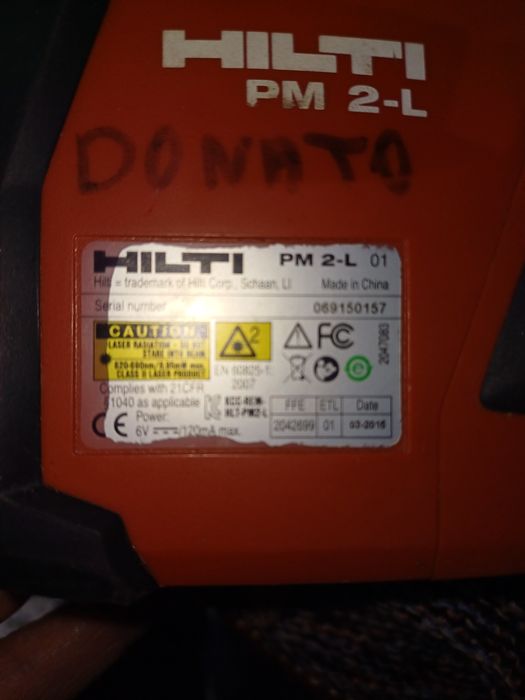 Laser nivela Hilti PM 2-L