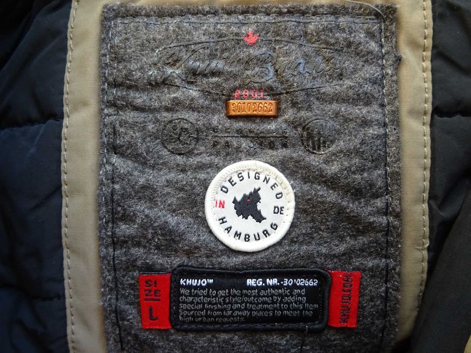 Geacă de iarnă căptusită, cu glugă, pentru femei, parka Khujo 40