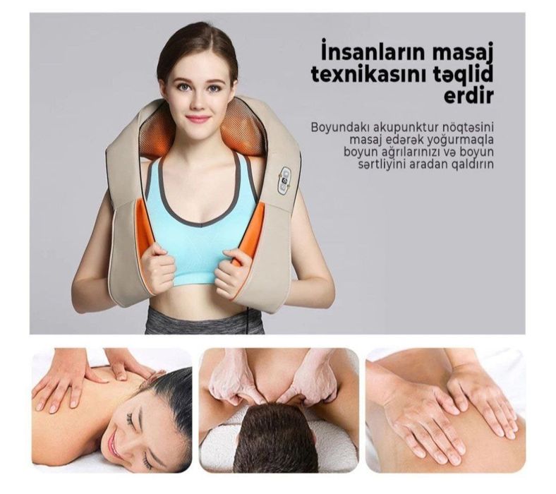 Массажер для шеи Massager of Neck Kneading плеч и спины Доставка есть!
