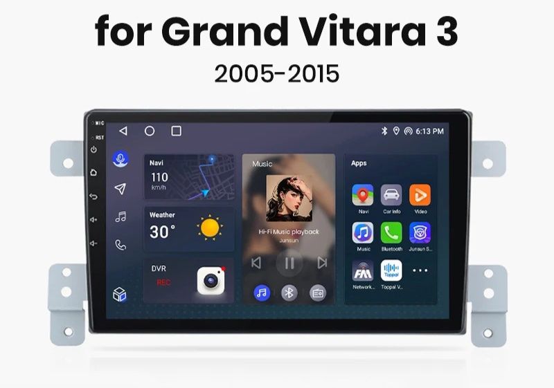 Suzuki Grand Vitara мултимедия Android GPS Навигация