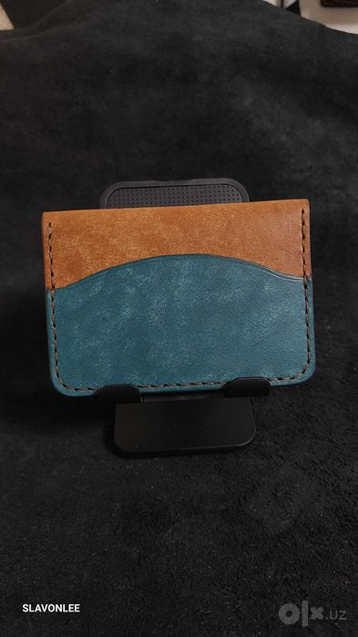 PUEBLO Italian leather cardholder