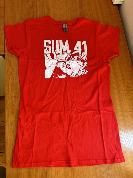 Дамска тениска на група Sum 41, официална от турне, размер L