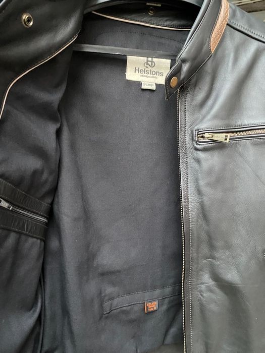 Куртка кожанная мото